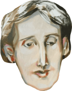 Virginia Woolf. Maalaus: Jukka Rusanen.
